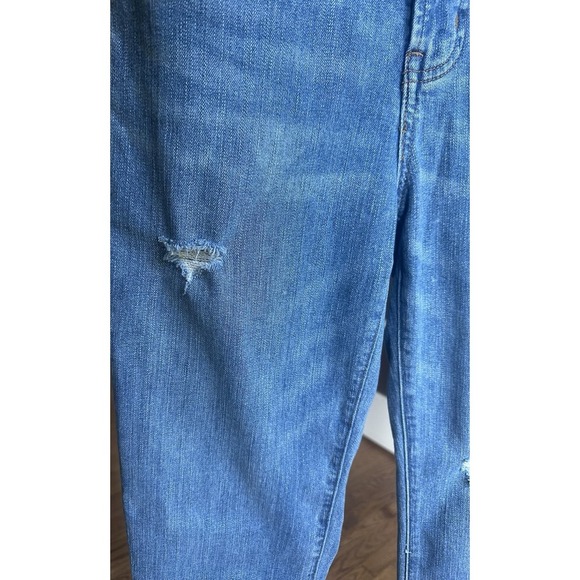 Madewell The Perfect Vintage Jean Women's 26 Distressed Raw Hem High Rise Blue - Picture 3 of 8